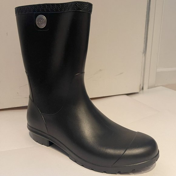 UGG Sienna Rain Boots Black - Picture 7 of 8
